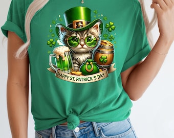 St. Patrick's Day Clipart: Shamrock PNG Graphics (Digital Download)