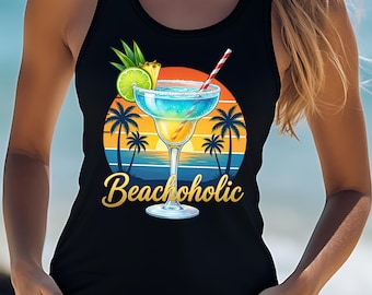 Beach Margarita PNG : Clipart d'été, conception de t-shirt (téléchargement numérique)