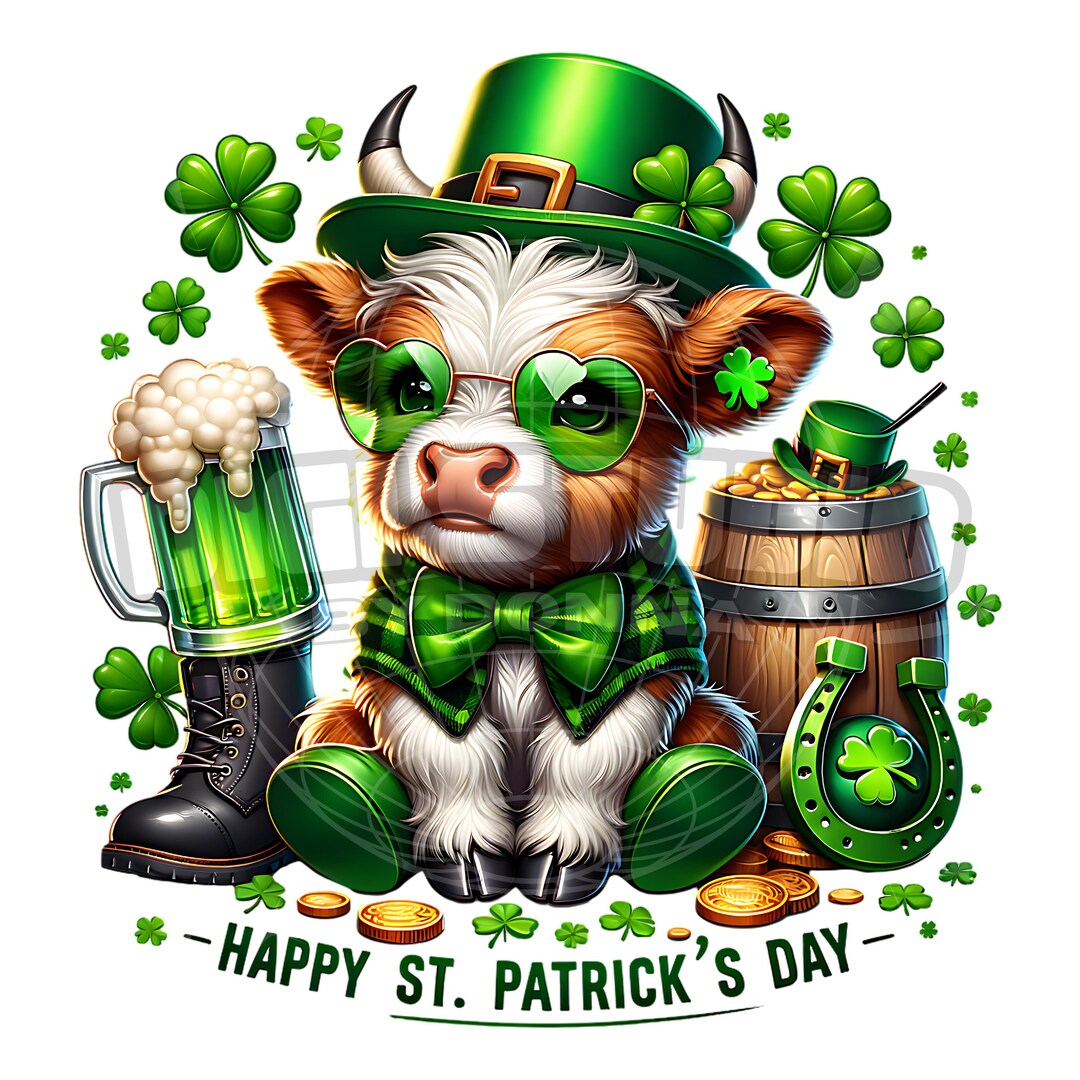 Whimsy Patrick Whimsical St. Patrick's Day Clipart Set Ideal for Creative DIY Projects ...