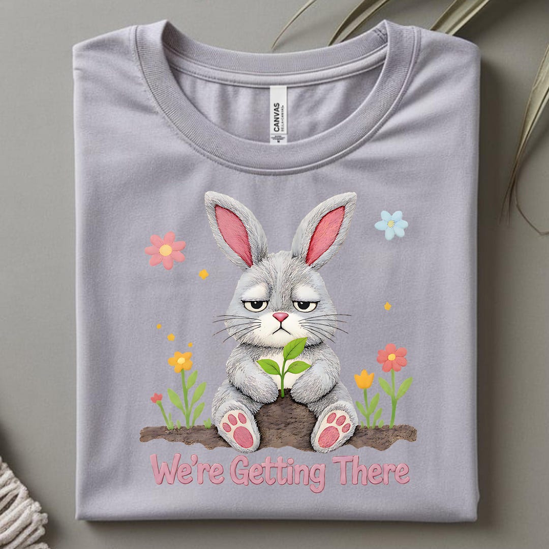 Grumpy Bunny Spring PNG, Funny Rabbit Clipart (digital Download) - Etsy