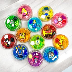 Playdough Jar Kit, MANY themes! Party Favor, Birthday, Sensory Box, Busy Box, Custom, Gift, Classroom, Present, Montessori, Activity, Disney