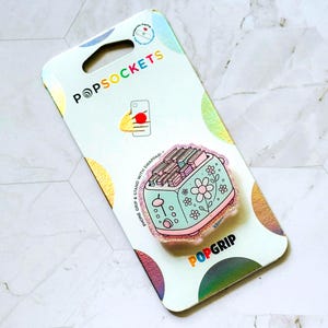 Book toaster phone grip--Kindle Grip--Kindle Accessories--Book lover gift!