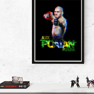 Alex &quot;POATAN&quot; pereira UFC DIGITAL poster wall art