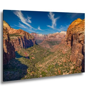 Zion National Park Utah Pine Creek Valley Overlook View