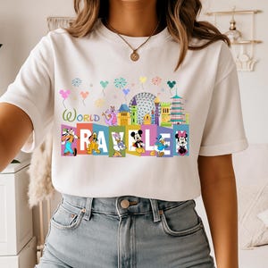 World Traveler Shirt, Disney Epcot Center Mickey Shirt, Disney World Matching Shirt, Disneyland Family Trip Tee,Disney World Adventure Shirt