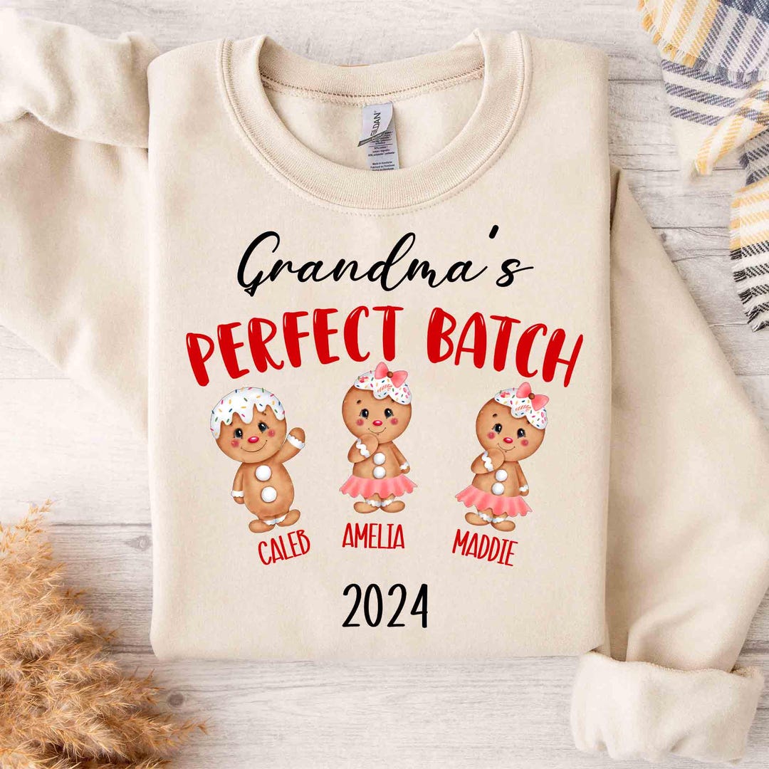 Grandma Shrt Wth Grandkds Names Mothers Day Gft | Etsy