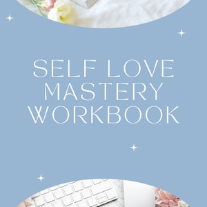 Self-Love Workbook Printable|Self-Care Worksheet|Self-Esteem Journal|Self-Esteem Affirmations|Mental Health|Self Help Journal|Self Care