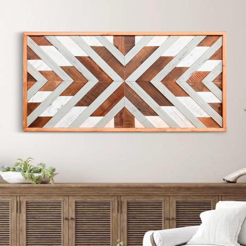Chevron Wall Art - Etsy