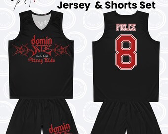 straykids スキズ BASKETBALL JERSEY バスケ Personalized Stray Kids Dominate Tour Basketball Jersey
