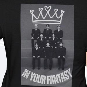 ATEEZ *8 Faz 1 REI* Camiseta personalizada da turnê, In Your Fantasy, camiseta unissex softstyle HongJoong San Seonghwa WooYoung YeoSang Yunho Jongho Mingi