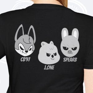 3RACHA Evil SKZoo Tee, Stray Kids Tour Merch T-Shirt, SKZ DominATE Shirt, Wolf Chan Bang Chan Changbin Dwaekki HAN Jisung Quokka