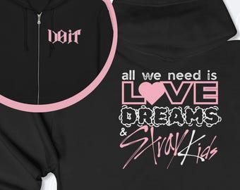 Stray Kids Dominate Tour Zip up Inspired Hoodie | Gift for Stay