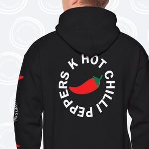 ATEEZ * K Hot Chilli Peppers* Hoodie, ATZ Bouncy Printed Lyrics Sleeve Hooded Sweatshirt, KPop Concert Tour Merch Shirt