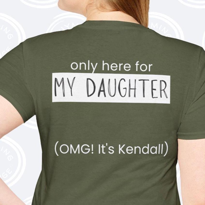 Big Time Rush *Only here for my daughter...OMG Its [BTR Bias], Unisex SoftStyle Concert Tour Merch T-Shirt, Daughter Parent Mom Dad Rusher