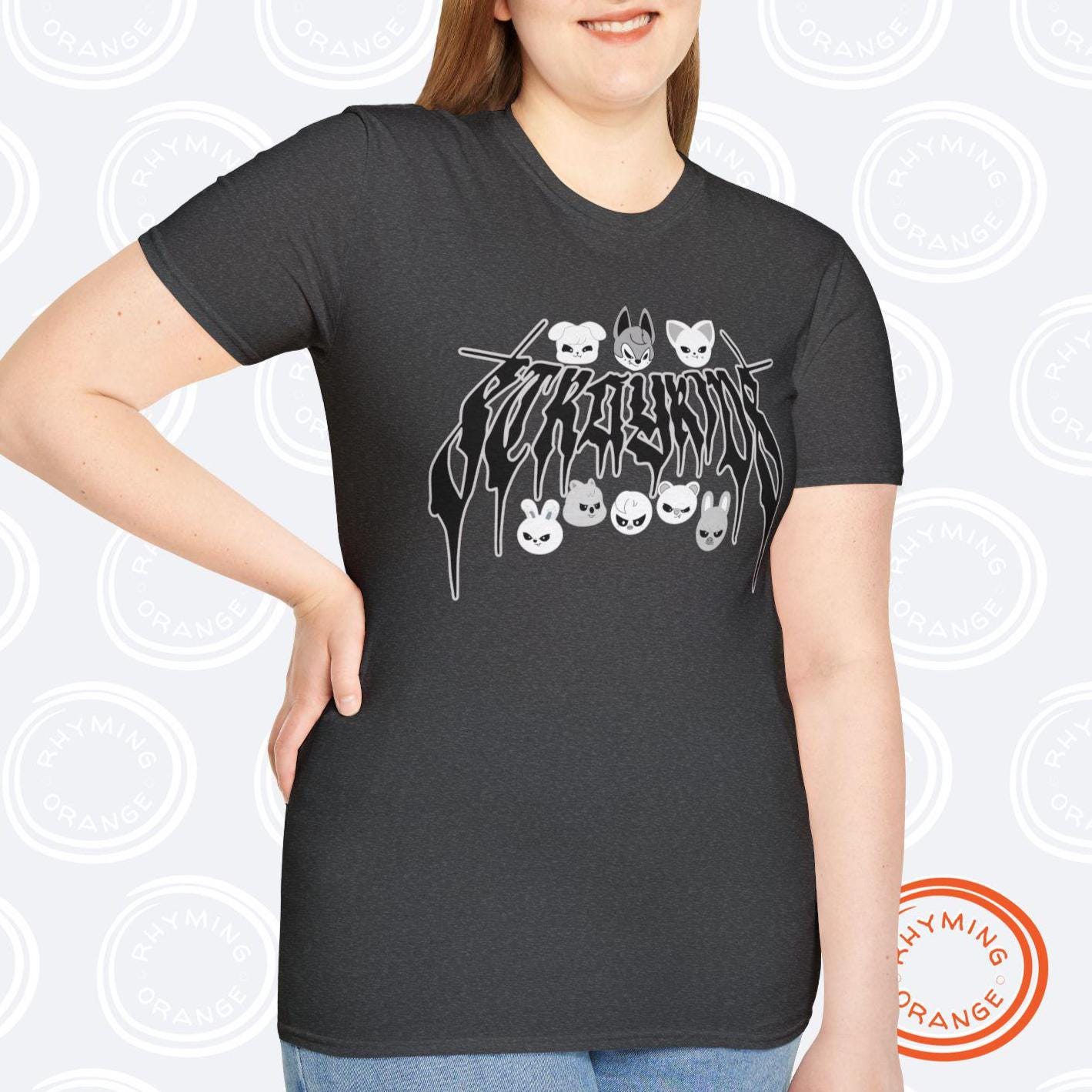 Stray Kids EVIL Skzoo Softstyle Tee, Skzoo Dominate Tour