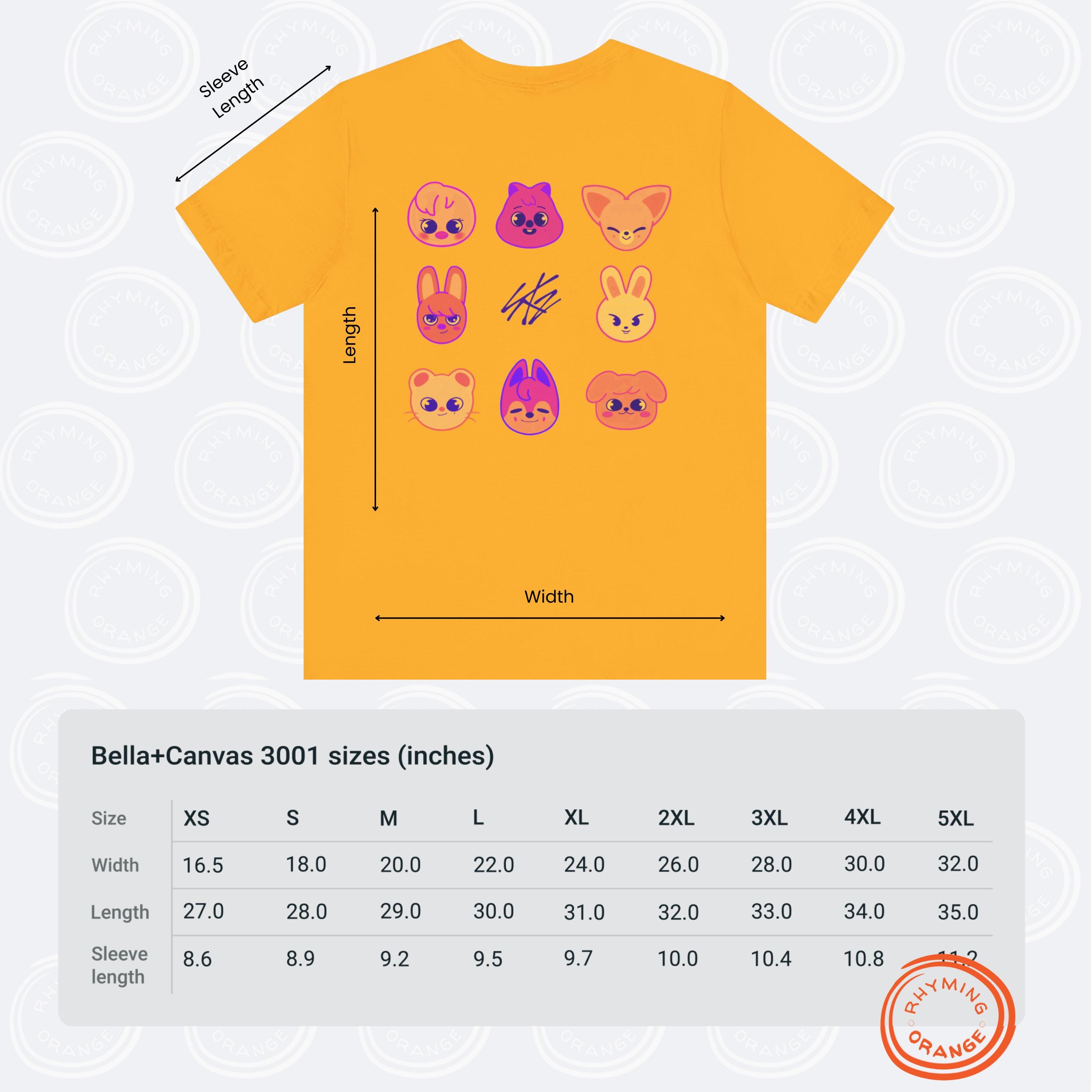straykids ボカリ　オリジナル小　skzoo みかん服 Stray Kids Skzoo Tee, Straykids Unisex Vivid Brights T-shirt