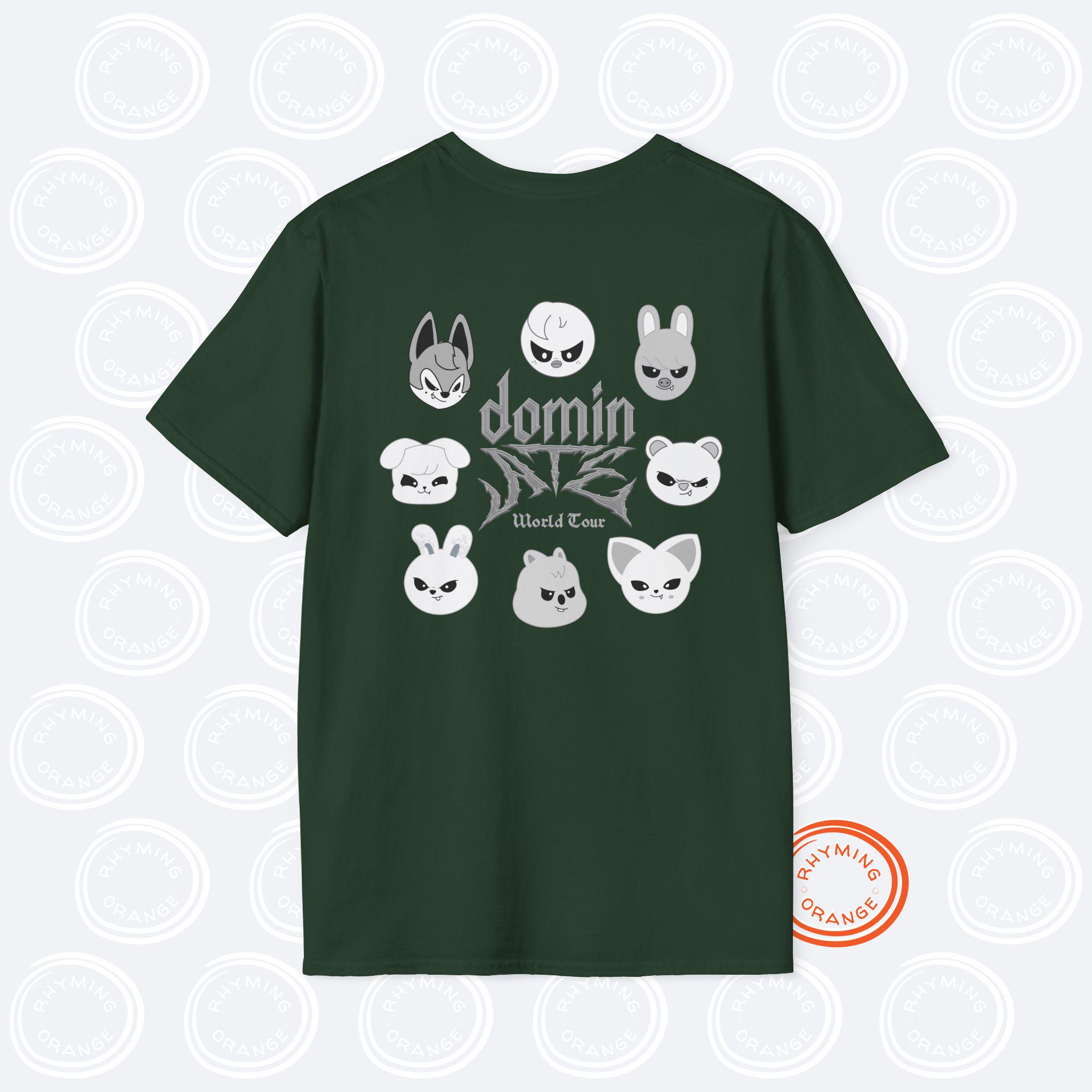 Evil Skzoo Dominate Tee, Stray Kids Tour Merch T-shirt, SKZ