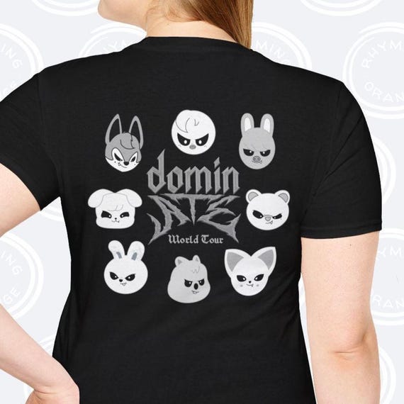 Stray Kids - EVIL SKZOO T-SHIRT World Tour 'dominATE' - WOLF