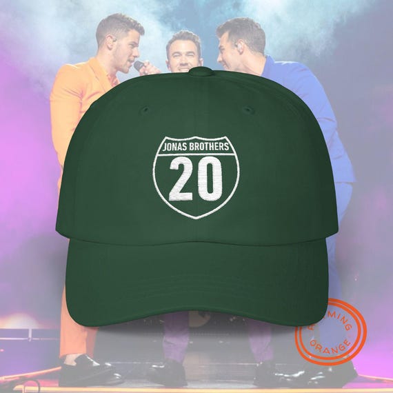 Jonas Brothers Embroidered Dad Cap, Jobro 20th Anniversary  display picture 1