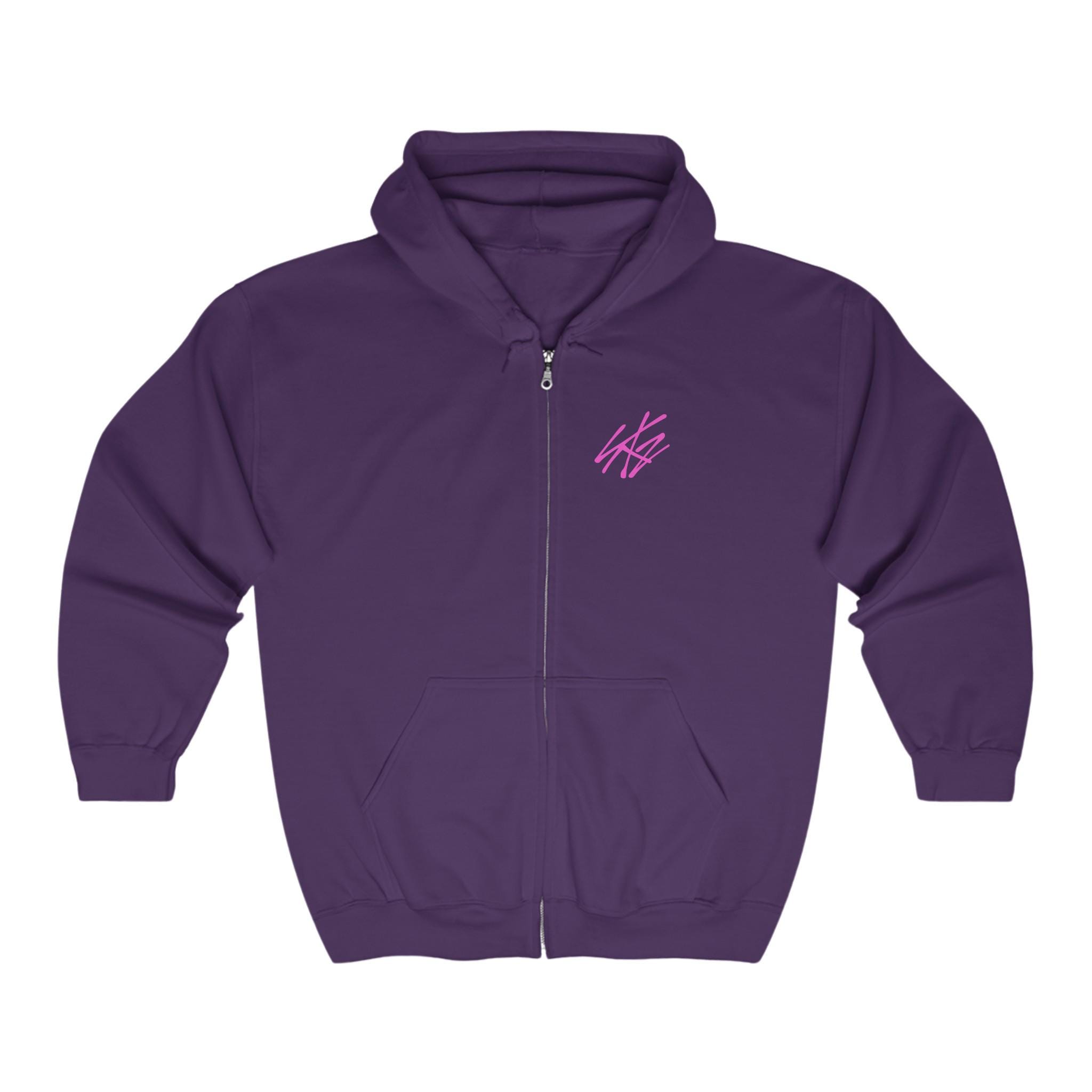 Stray Kids Skzoo Zip-up Hoodie, SKZ Unisex Hooded Zipper Low