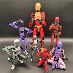 Dummy 13: Articulated Posable Figure, Customizable Colors