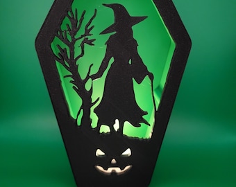 Witch Coffin LED tealight
