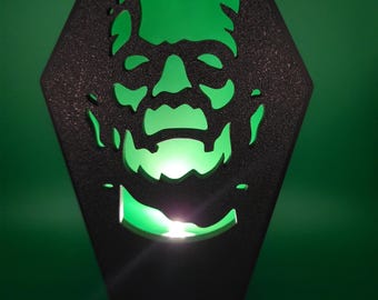 Frankenstein Coffin #1 - LED Tea Light