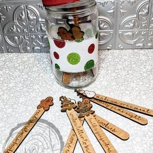 Christmas Advent Jar, Christmas Activity Sticks, Christmas Countdown ...