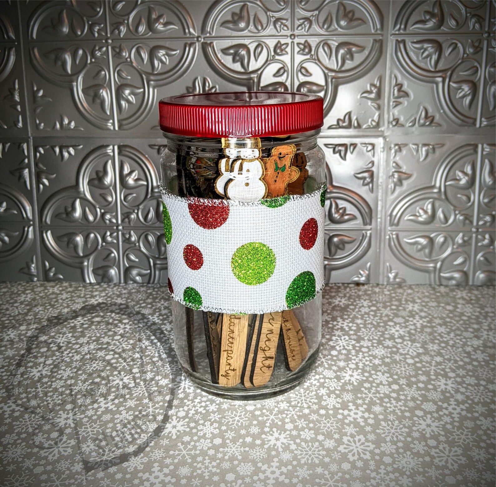 Christmas Advent Jar, Christmas Activity Sticks, Christmas Countdown ...