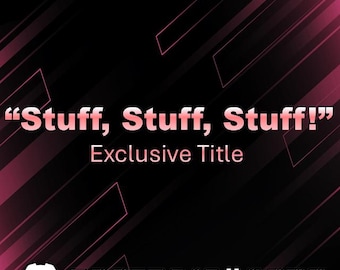 brawlhalla | Stuff, Stuff, Stuff! | Red Title | Exclusive Code