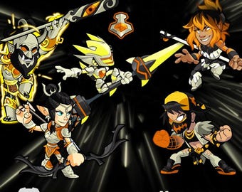 Brawlhalla - 66 Esports Colors V5 - Pack all legends