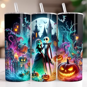 Jack and Sally PNG Digital Download | Nightmare Before Christmas Clipart, Transparent Background