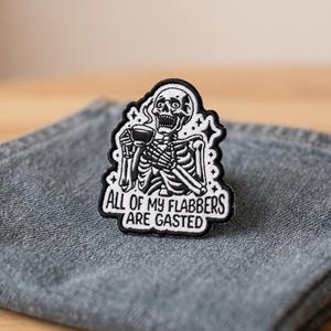Custom Funny Skeleton Embroidered Patch Iron On Humor Quote Patch Gothic Skull Meme Jacket Backpack Patch
