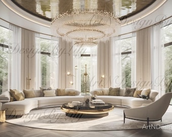 Biophilic Living Room Art: Modern Nature-Inspired Decor (4 Images + 1 Moodboard)