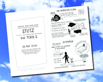 Stutz Anxiety Management Tools: Visual Notes from Jonah Hill Documentary (Digital Download)