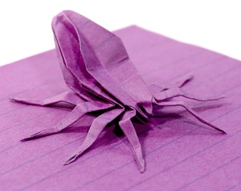Origami/Kirigami Spider made from a Post-it Note...