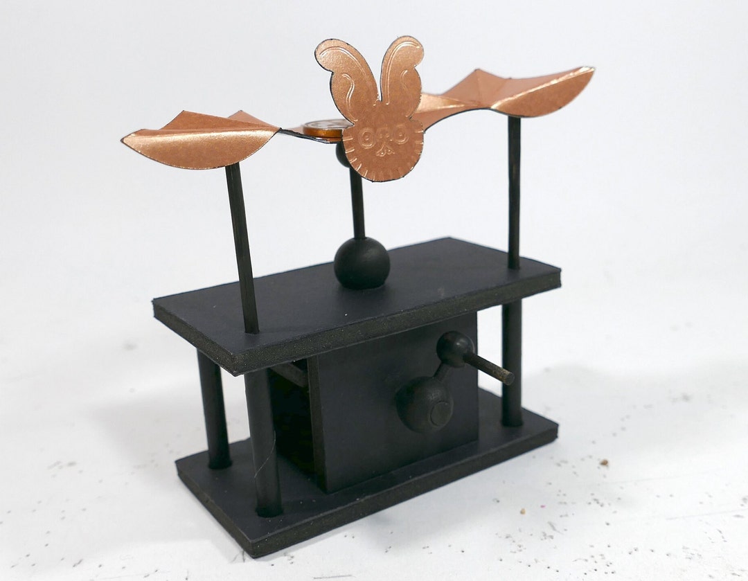 TUPPENNY BAT 'flapping Bat' Automaton in Ikea Style Packaging. Inspired ...