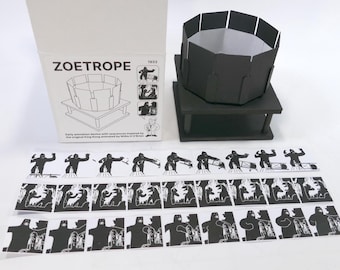 KING KONG Zoetrope- early animation device with sequences inspired by the 1933 classic monster movi
