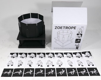 SANTA'S WORKSHOP Zoetrope - early animation device with sequences inspired by the Disney's 1932 classic Christmas movie!