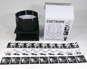 NIGHTMARE BEFORE CHRISTMAS Zoetrope - early animation device with sequences inspired by the 1992 classic Christmas movie!