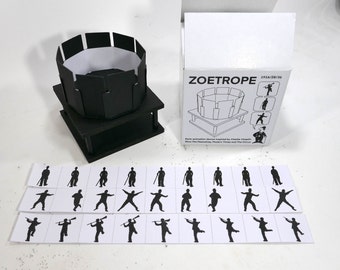CHARLIE CHAPLIN Zoetrope-  animation device with Chaplin inspired animation sequences