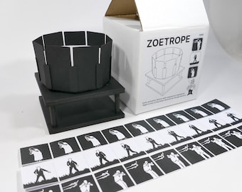 NIGHT of the LIVING DEAD Zoetrope - early animation device with sequences inspired by the 1968 classic horror directed by George Romero!