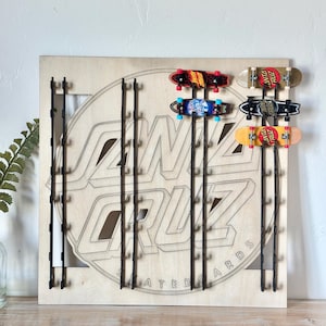 finger board display - tech deck wall mount - fingerboard storage - tech deck display