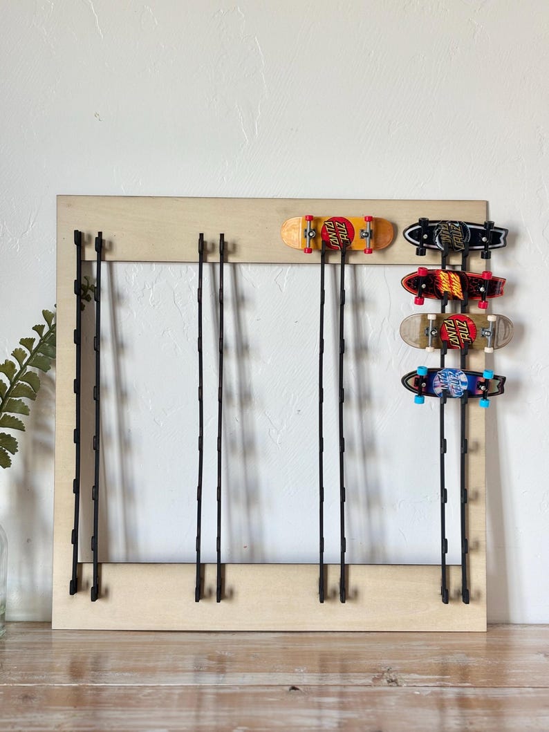Finger Board Display - Tech Deck Wall Mount - Fingerboard Storage ...