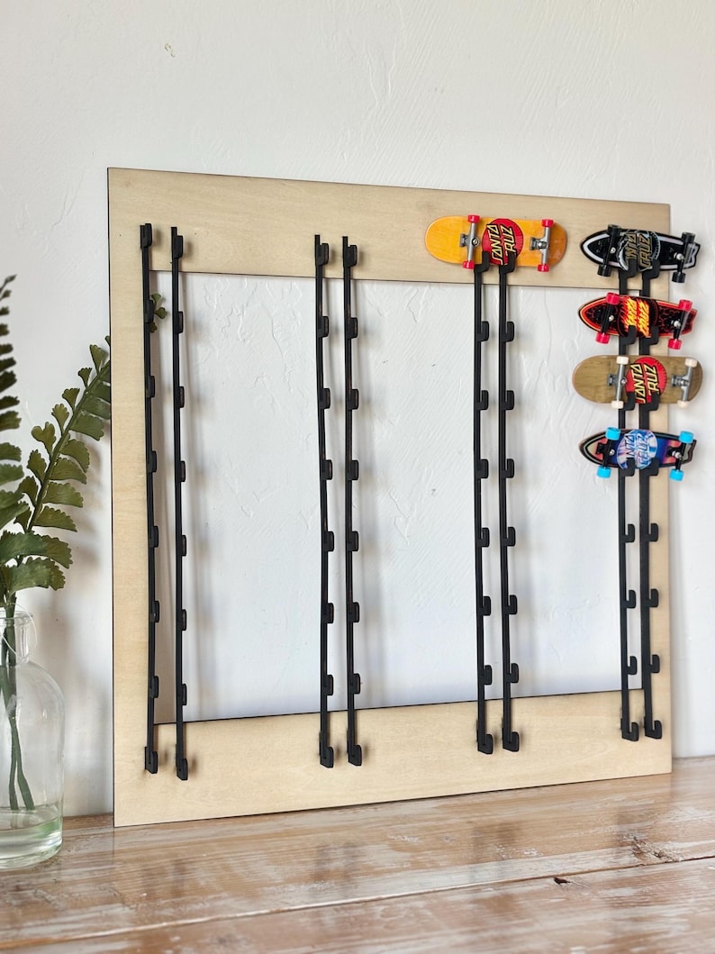 Finger Board Display - Tech Deck Wall Mount - Fingerboard Storage ...