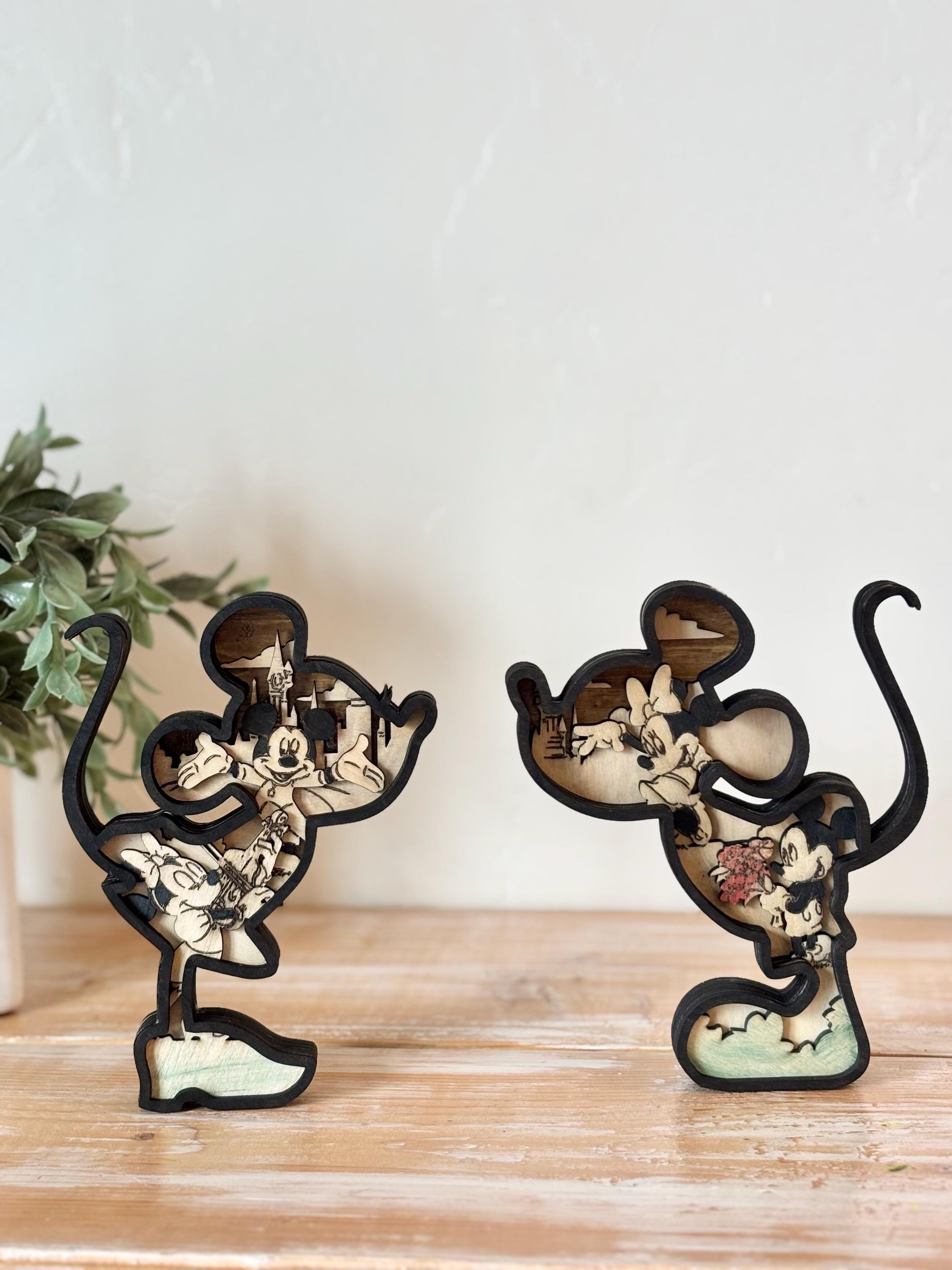 Mickey wood frame - Etsy 日本