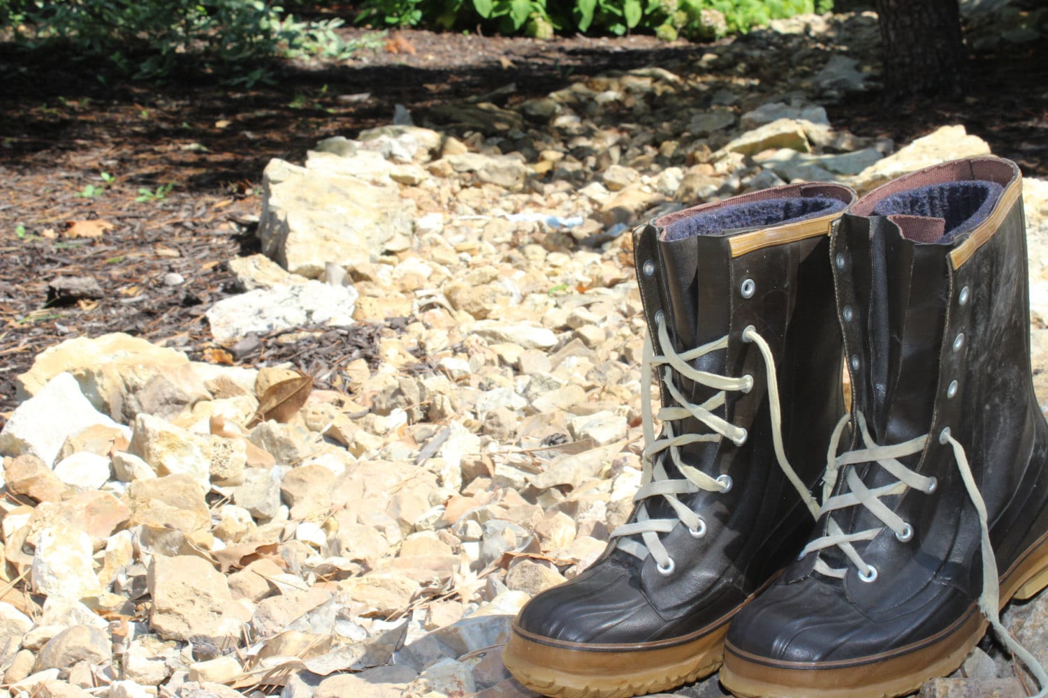 Lacrosse lace top up rubber boots