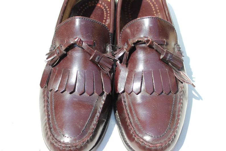 Vintage Cole Haan Tassel Loafers With Kiltie Cordovan | Etsy