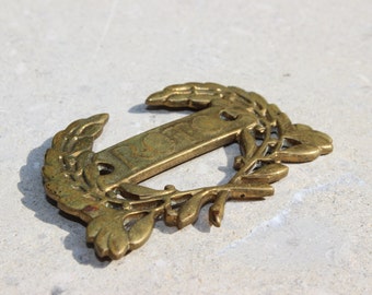 Vintage  ROTC Medallion  Brass