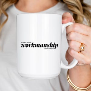 Christian Coffee Mug, Christian Gift, Coffee Cup, Motivational Drinkware, Spiritual Home Decor, Scripture Inspired Gift, Bible Verse Mug